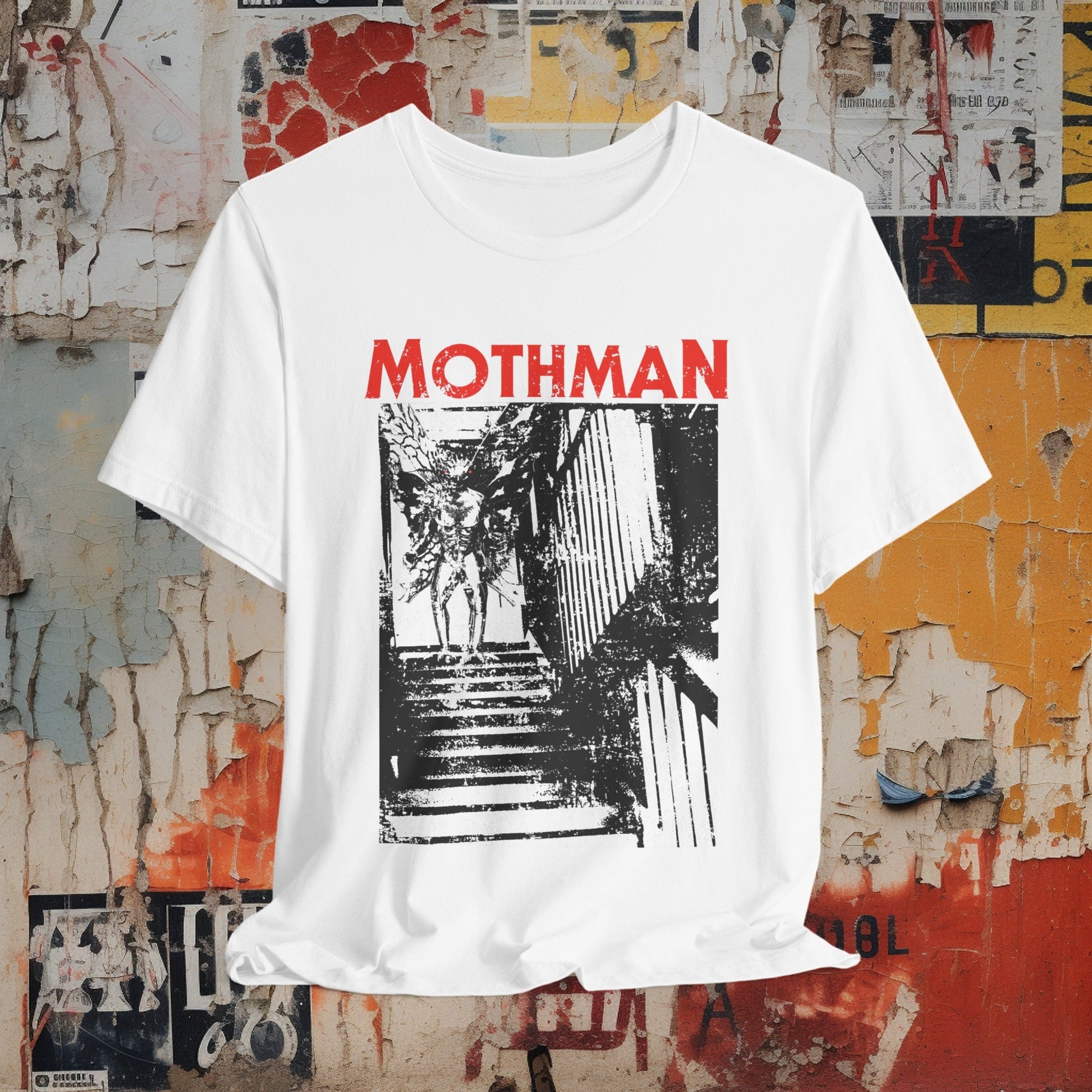 T-Shirt - Mothman Halloween T-shirt | Bella + Canvas Unisex T-shirt from Crypto Zoo Tees