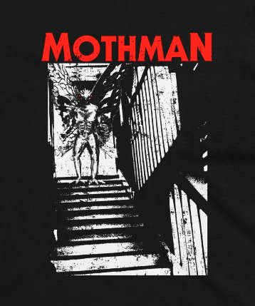 T-Shirt - Mothman Halloween Theme Ladies Tee | Women's T-Shirt | Cotton Tee from Crypto Zoo Tees