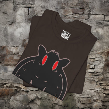 T-Shirt - Mothman Illustration Tee | Bella + Canvas Unisex T-shirt from Crypto Zoo Tees