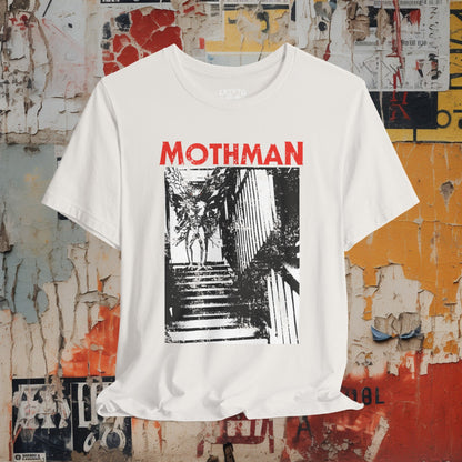 T-Shirt - Mothman Shirt | Halloween Themed Moth Man Tee | Bella + Canvas Unisex T-shirt from Crypto Zoo Tees