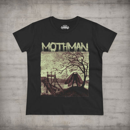 T-Shirt - Mothman Shirt | Mothman, Cryptids | Unisex Shirt, Ladies Tee, Tank Top, Long Sleeve, Sweatshirt, Hoodie from Crypto Zoo Tees