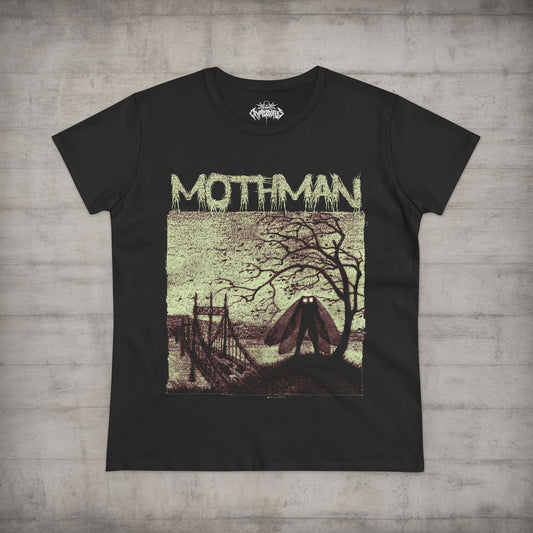 T-Shirt - Mothman Shirt | Mothman, Cryptids | Unisex Shirt, Ladies Tee, Tank Top, Long Sleeve, Sweatshirt, Hoodie from Crypto Zoo Tees