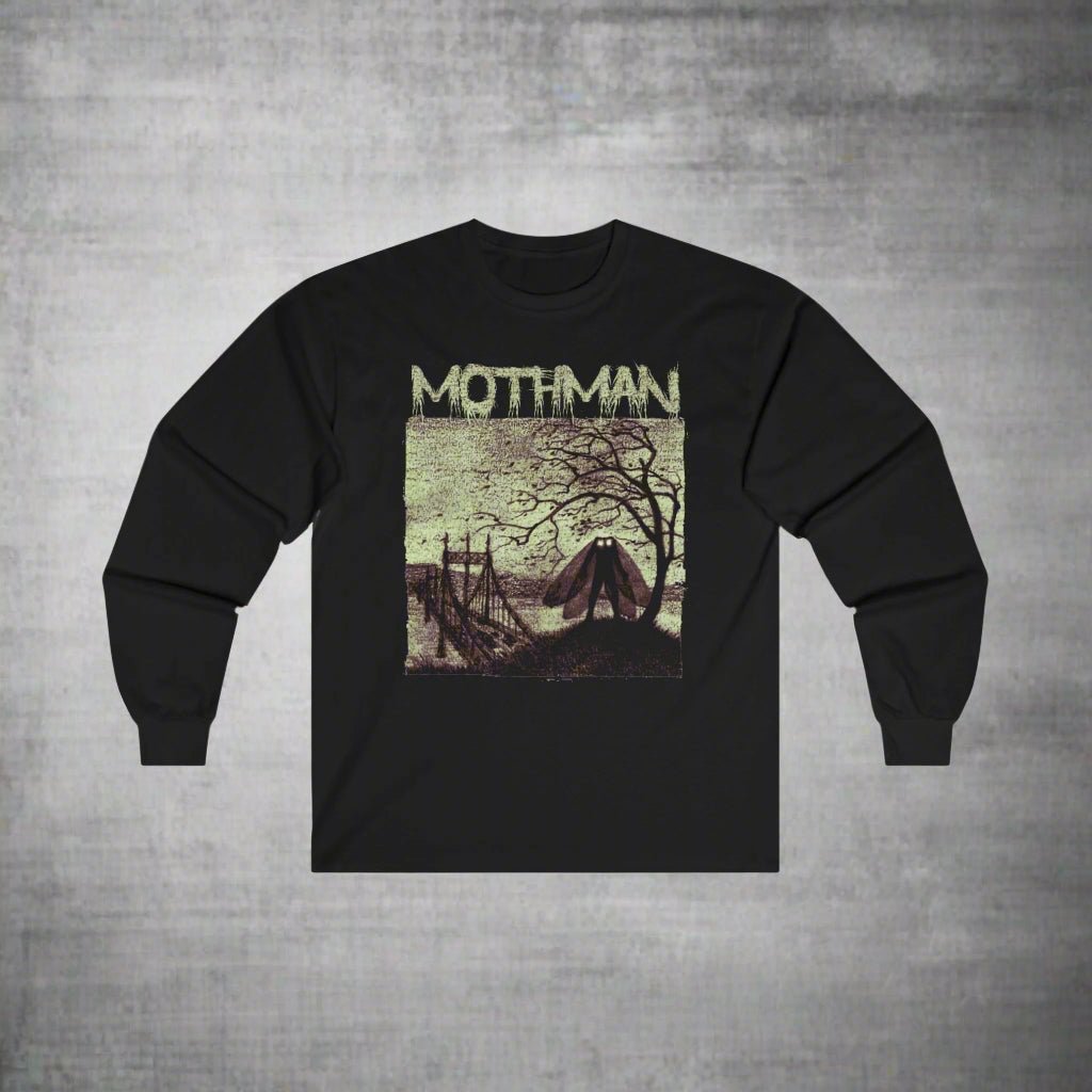 T-Shirt - Mothman Shirt | Mothman, Cryptids | Unisex Shirt, Ladies Tee, Tank Top, Long Sleeve, Sweatshirt, Hoodie from Crypto Zoo Tees