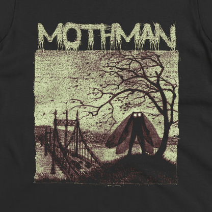 T-Shirt - Mothman Shirt | Mothman, Cryptids | Unisex Shirt, Ladies Tee, Tank Top, Long Sleeve, Sweatshirt, Hoodie from Crypto Zoo Tees