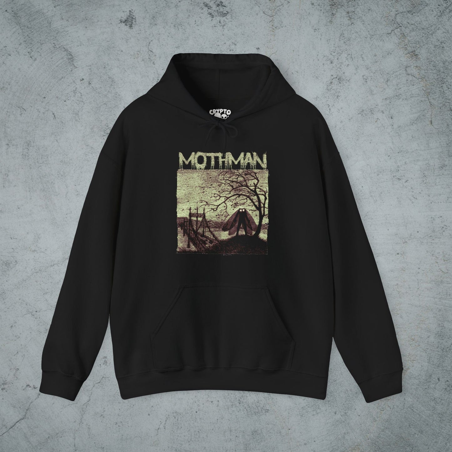T-Shirt - Mothman Shirt | Mothman, Cryptids | Unisex Shirt, Ladies Tee, Tank Top, Long Sleeve, Sweatshirt, Hoodie from Crypto Zoo Tees