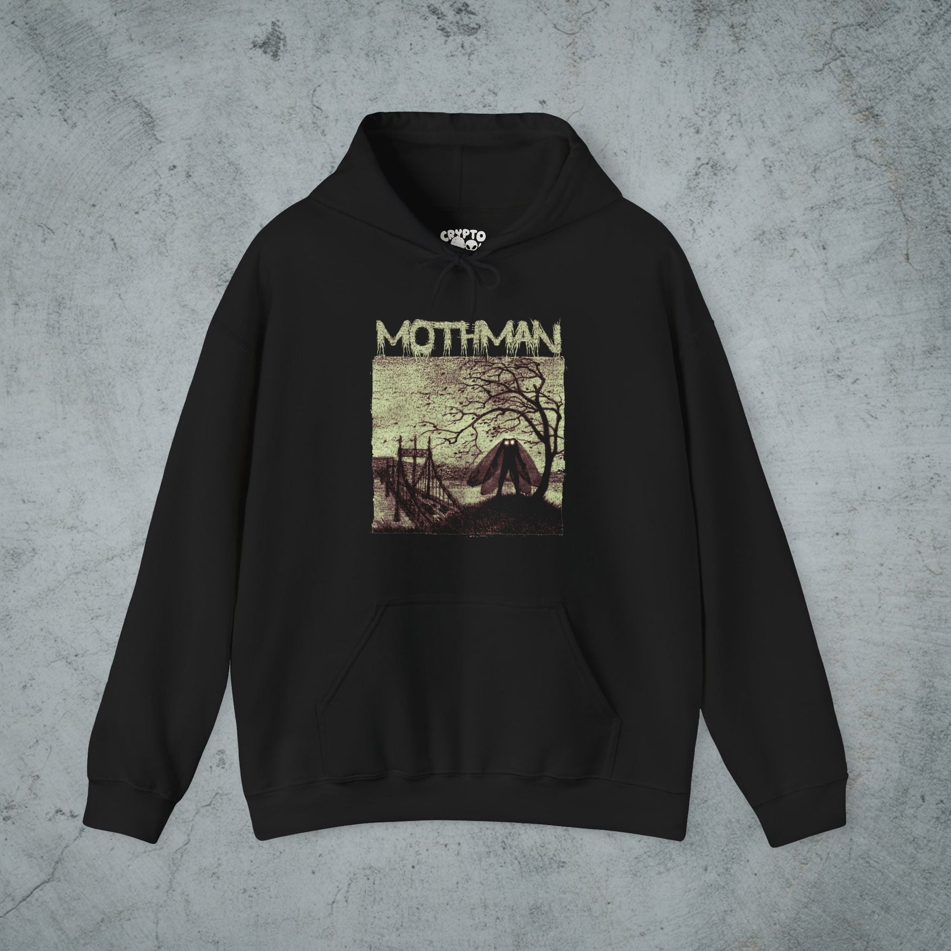 T-Shirt - Mothman Shirt | Mothman, Cryptids | Unisex Shirt, Ladies Tee, Tank Top, Long Sleeve, Sweatshirt, Hoodie from Crypto Zoo Tees