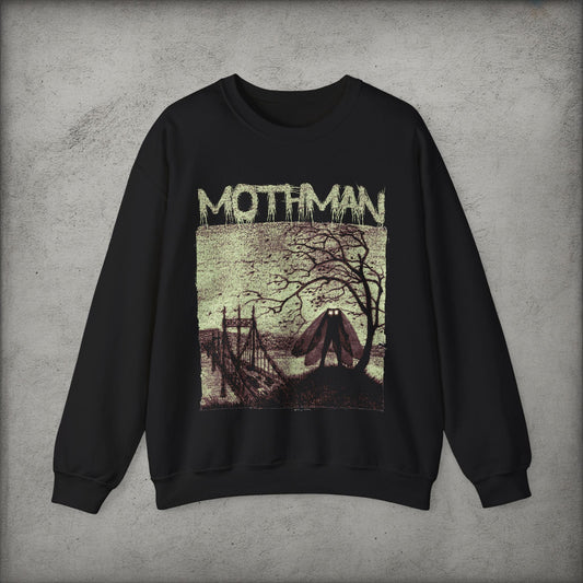 T-Shirt - Mothman Shirt | Mothman, Cryptids | Unisex Shirt, Ladies Tee, Tank Top, Long Sleeve, Sweatshirt, Hoodie from Crypto Zoo Tees