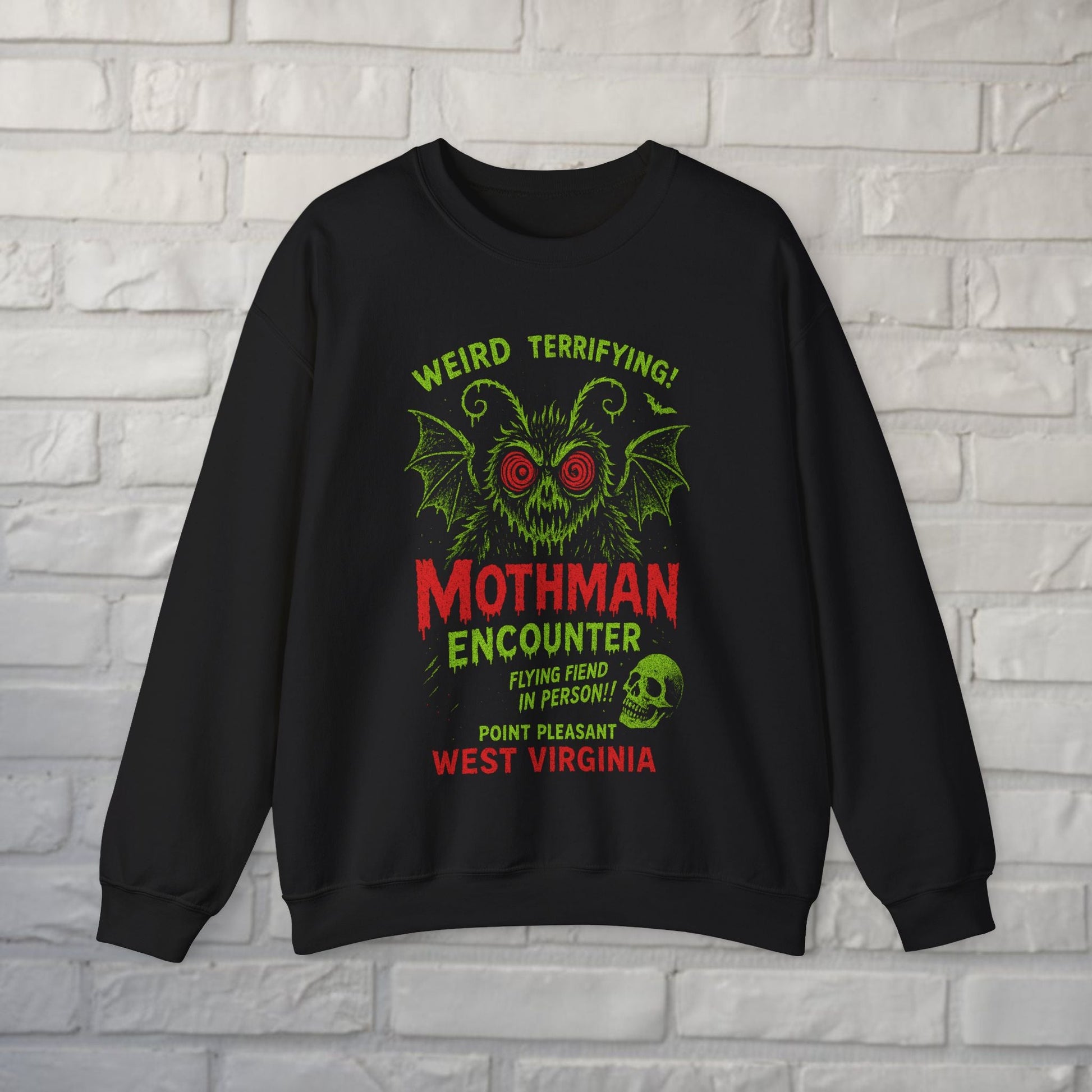T-Shirt - Mothman T-Shirt | Cryptids, Retro & Vintage | Unisex Shirt, Ladies Tee, Tank Top, Long Sleeve, Sweatshirt, Hoodie from Crypto Zoo Tees