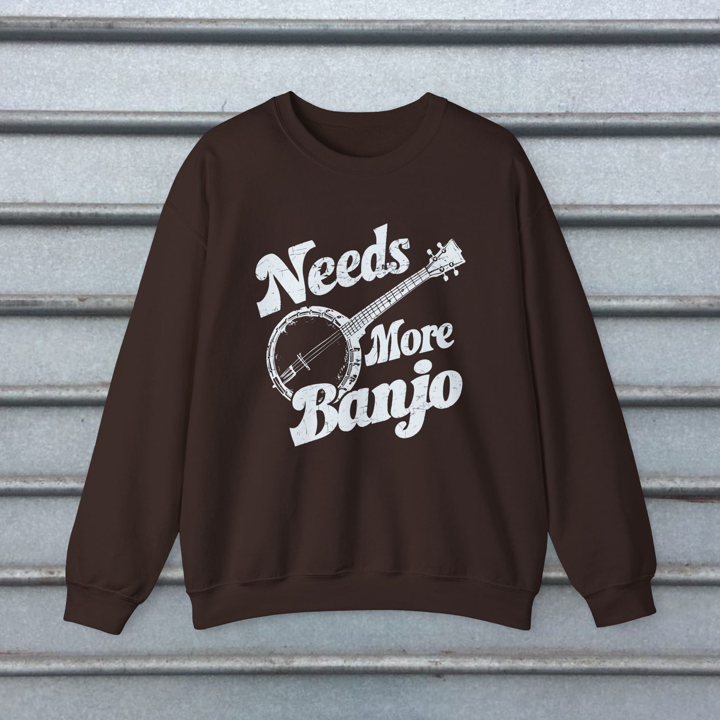 Sweatshirt - Needs More Banjo Sweatshirt from Crypto Zoo Tees