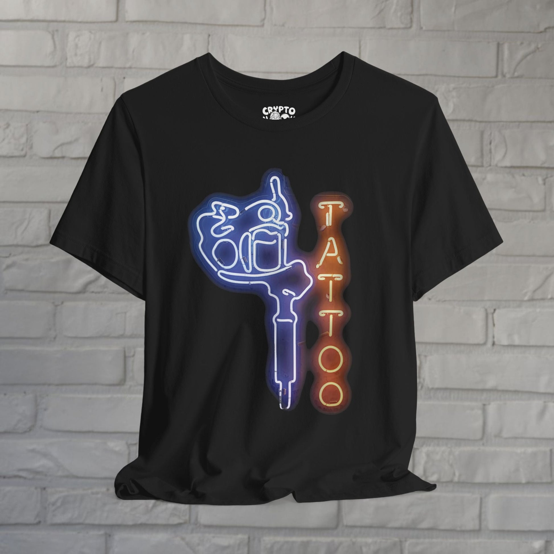 T-Shirt - Neon Tattoo Sign | Unisex T-shirt | Tattoo | Retro & Vintage, Punk from Crypto Zoo Tees