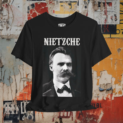 T - Shirt - Nietzsche | Philosophy | Bella + Canvas Unisex T - shirt from Crypto Zoo Tees