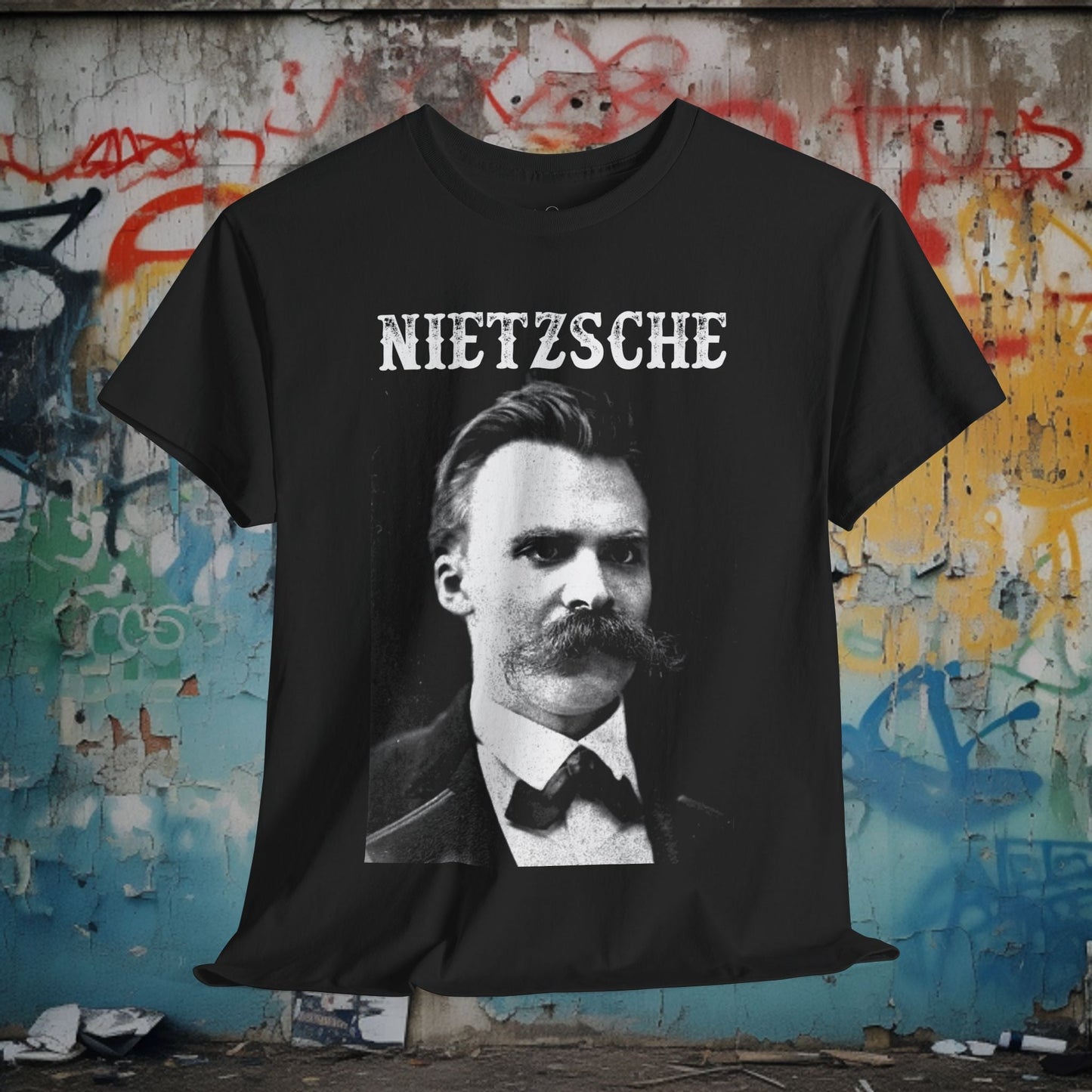 T-Shirt - Nietzsche | Philosophy | Bella + Canvas Unisex T-shirt from Crypto Zoo Tees