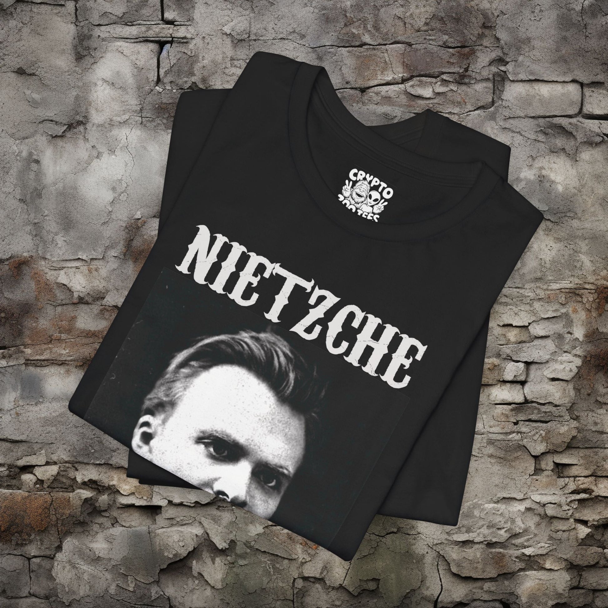 T - Shirt - Nietzsche | Philosophy | Bella + Canvas Unisex T - shirt from Crypto Zoo Tees