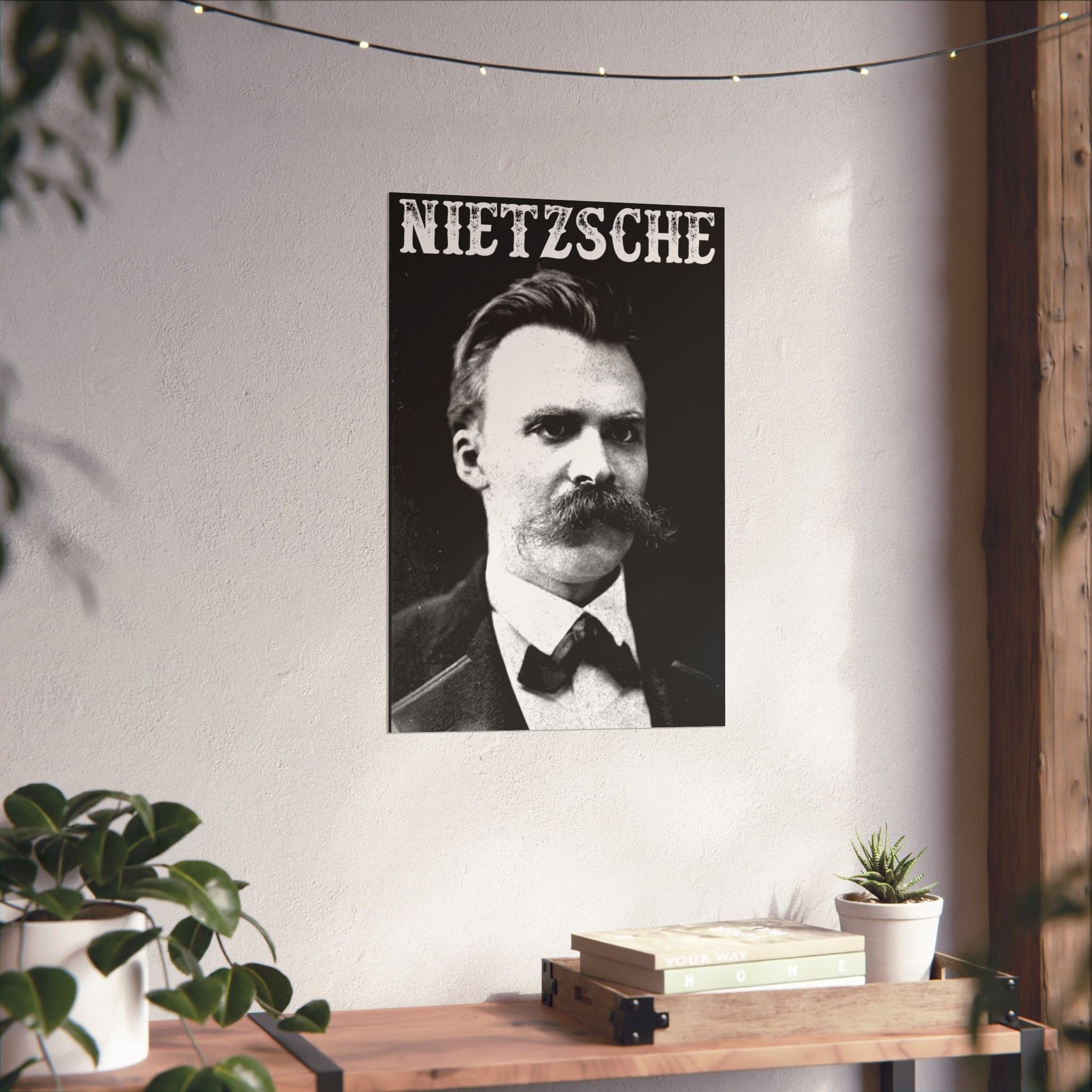 Poster - Nietzsche Poster | Wall Art | Thinkers | Goth/Gothic from Crypto Zoo Tees