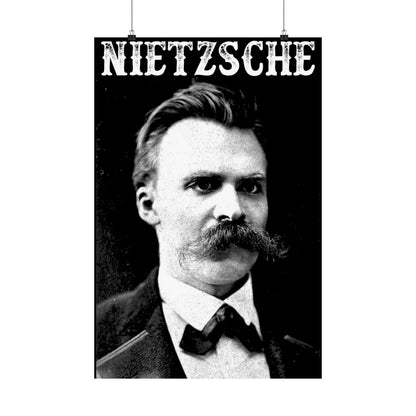 Poster - Nietzsche Poster | Wall Art | Thinkers | Goth/Gothic from Crypto Zoo Tees