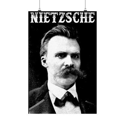 Poster - Nietzsche Poster | Wall Art | Thinkers | Goth/Gothic from Crypto Zoo Tees