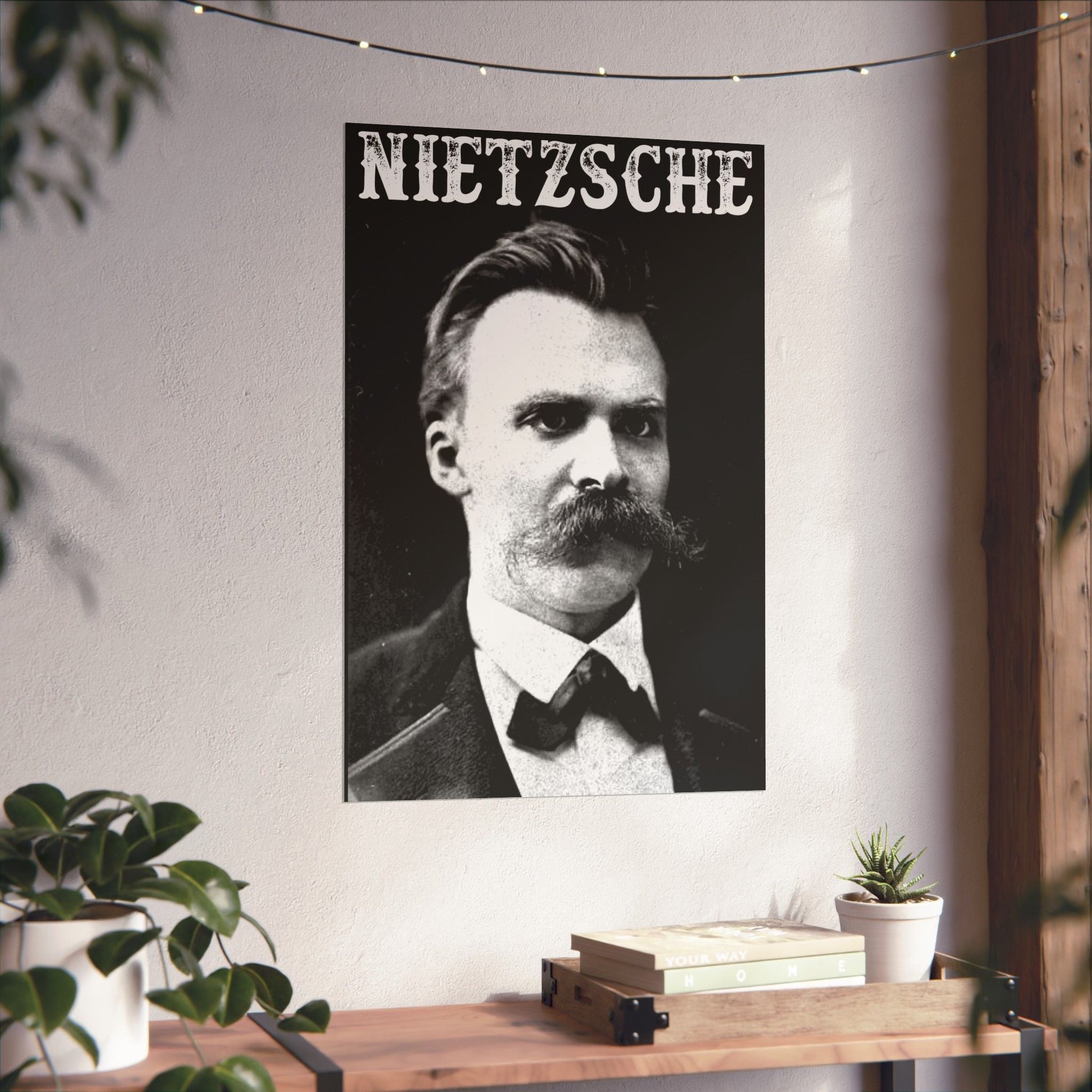 Poster - Nietzsche Poster | Wall Art | Thinkers | Goth/Gothic from Crypto Zoo Tees