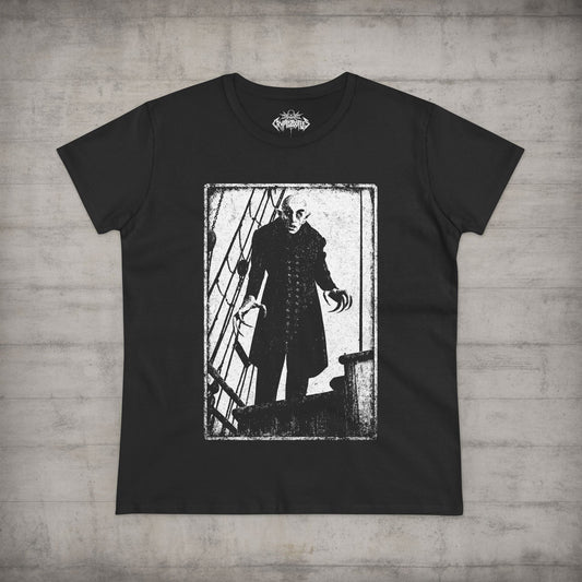 T-Shirt - Nosferatu Vampire Design | Horror, Ghosts & Paranormal | Unisex Shirt, Ladies Tee, Tank Top, Long Sleeve, Sweatshirt, Hoodie from Crypto Zoo Tees