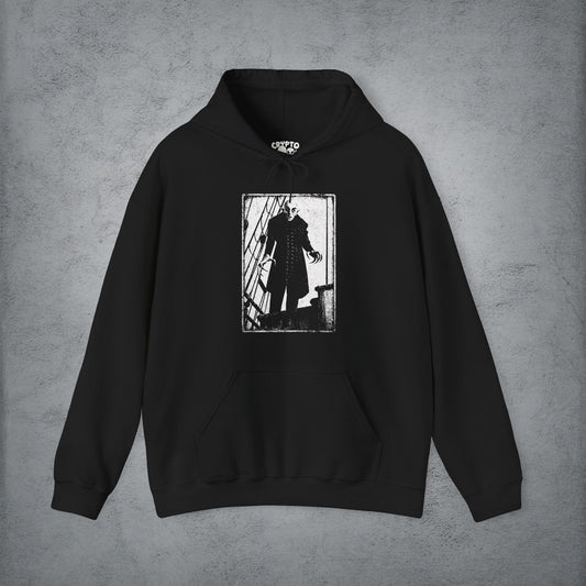 T-Shirt - Nosferatu Vampire Design | Horror, Ghosts & Paranormal | Unisex Shirt, Ladies Tee, Tank Top, Long Sleeve, Sweatshirt, Hoodie from Crypto Zoo Tees