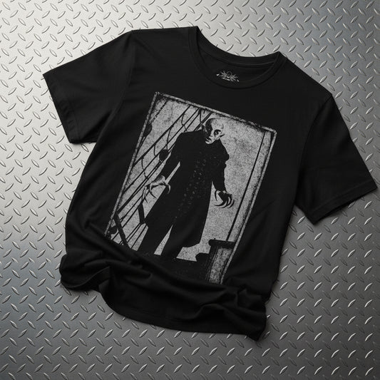 T-Shirt - Nosferatu Vampire Design | Horror, Ghosts & Paranormal | Unisex Shirt, Ladies Tee, Tank Top, Long Sleeve, Sweatshirt, Hoodie from Crypto Zoo Tees