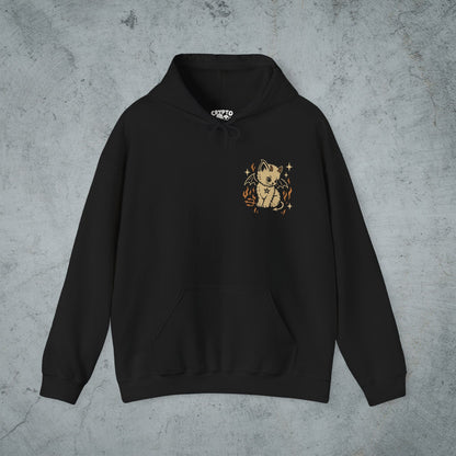 T-Shirt - Occult Cat Shirt | Unisex T-shirt | Cats, Halloween | Goth/Gothic | Pullover Hoodie from Crypto Zoo Tees