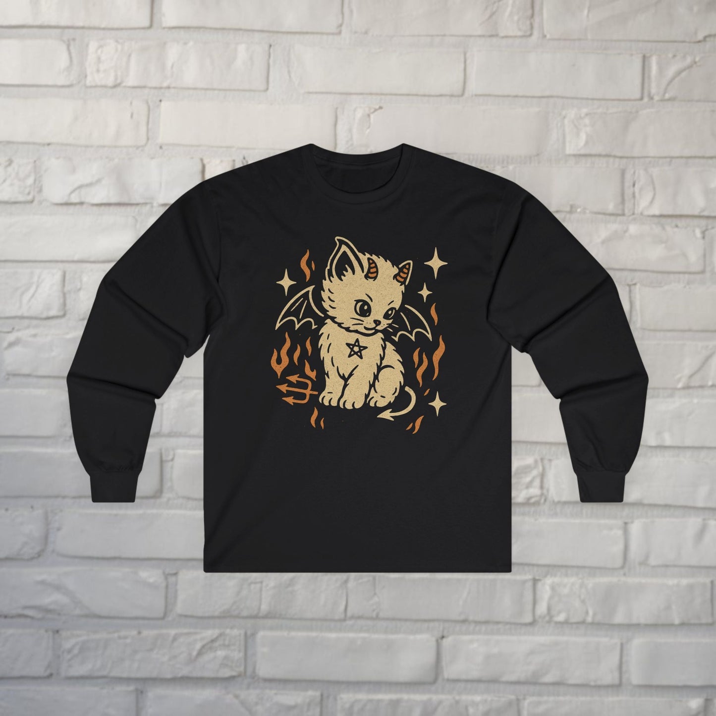 T-Shirt - Occult Cat Shirt | Unisex T-shirt | Cats, Halloween | Goth/Gothic | Pullover Hoodie from Crypto Zoo Tees