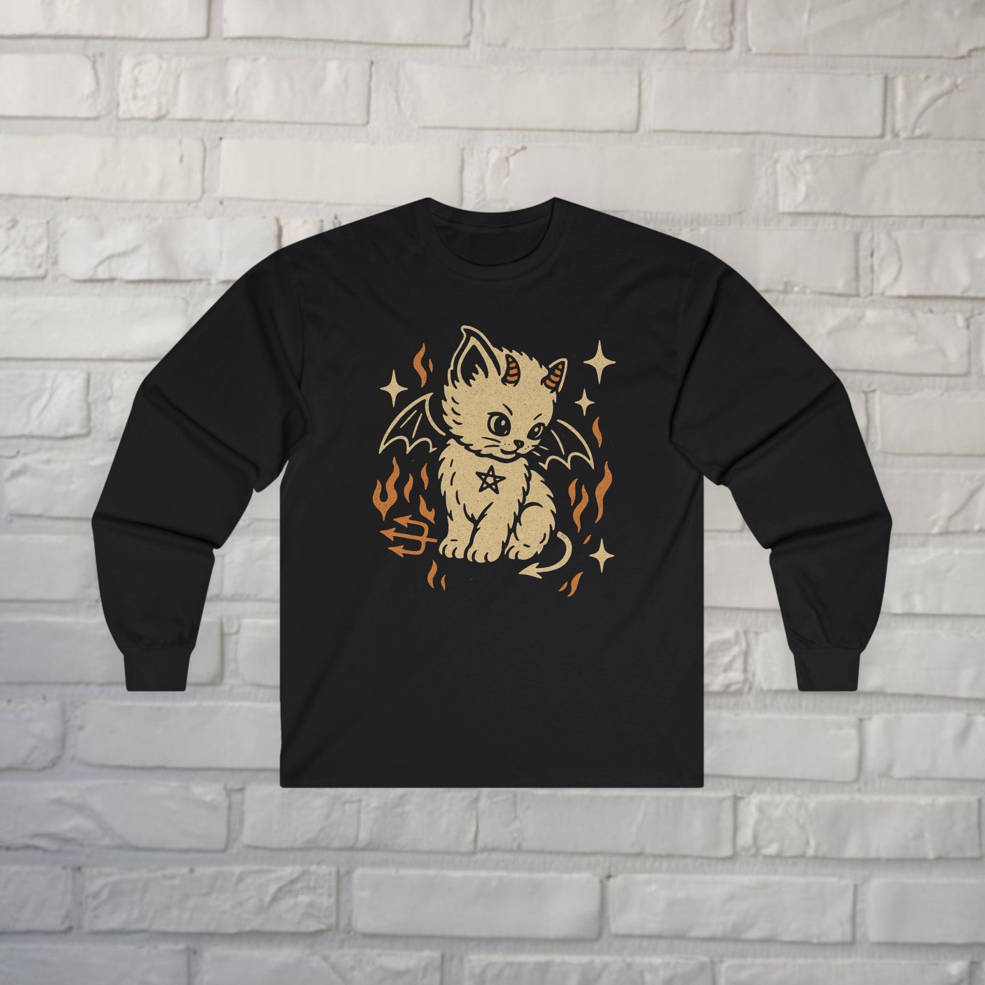 T-Shirt - Occult Cat Shirt | Unisex T-shirt | Cats, Halloween | Goth/Gothic | Pullover Hoodie from Crypto Zoo Tees