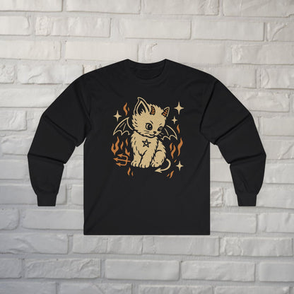 T-Shirt - Occult Cat Shirt | Unisex T-shirt | Cats, Halloween | Goth/Gothic | Pullover Hoodie from Crypto Zoo Tees