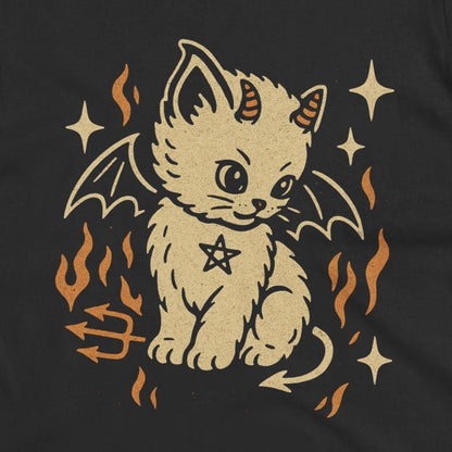 T-Shirt - Occult Cat Shirt | Unisex T-shirt | Cats, Halloween | Goth/Gothic | Pullover Hoodie from Crypto Zoo Tees