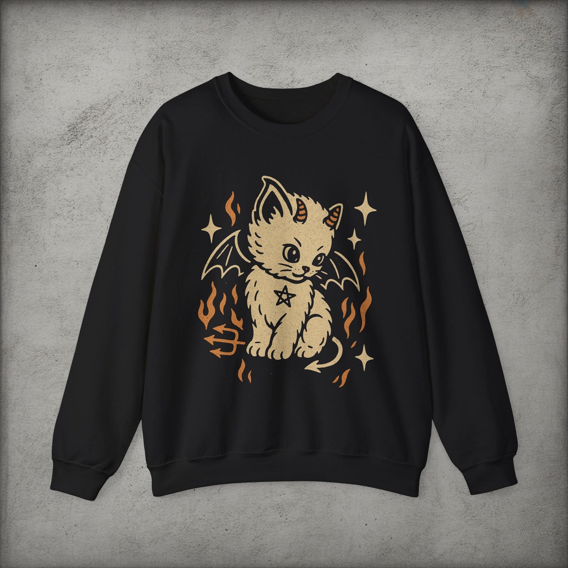 T-Shirt - Occult Cat Shirt | Unisex T-shirt | Cats, Halloween | Goth/Gothic | Pullover Hoodie from Crypto Zoo Tees