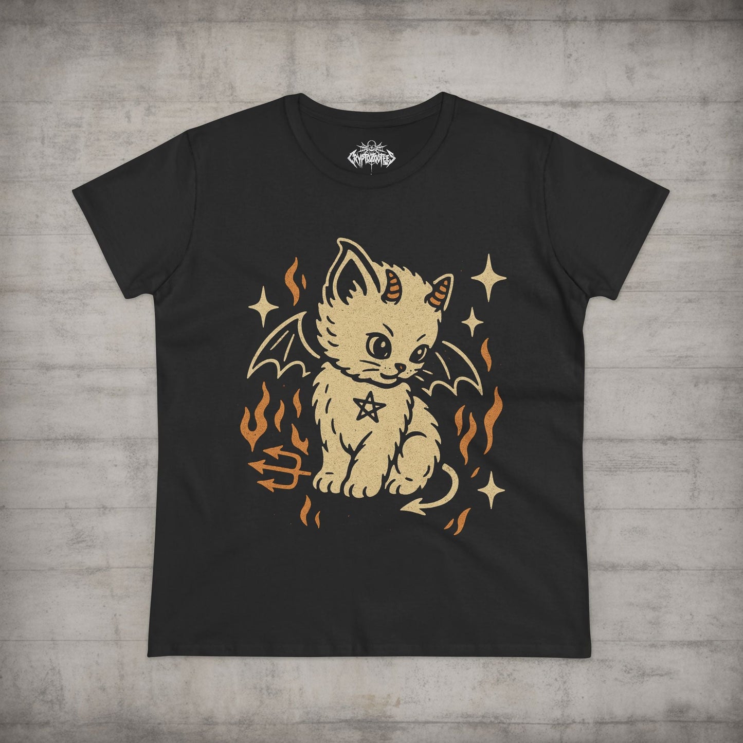 T-Shirt - Occult Cat Shirt | Unisex T-shirt | Cats, Halloween | Goth/Gothic | Pullover Hoodie from Crypto Zoo Tees