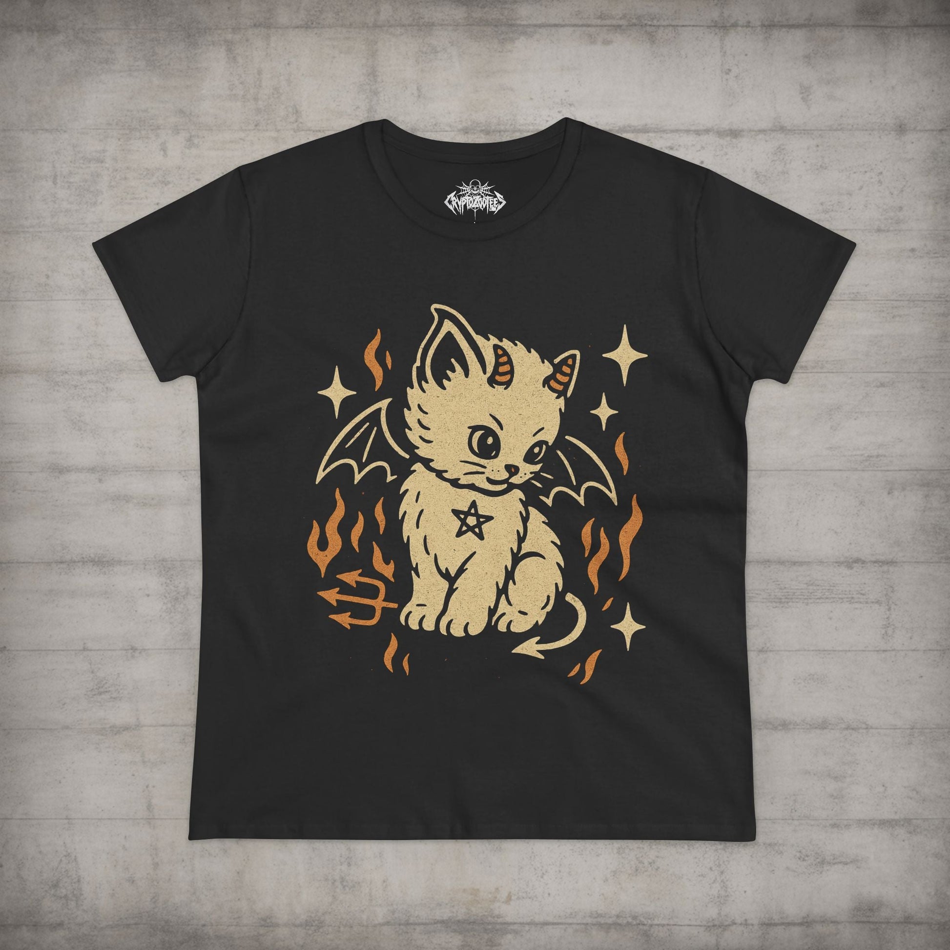 T-Shirt - Occult Cat Shirt | Unisex T-shirt | Cats, Halloween | Goth/Gothic | Pullover Hoodie from Crypto Zoo Tees
