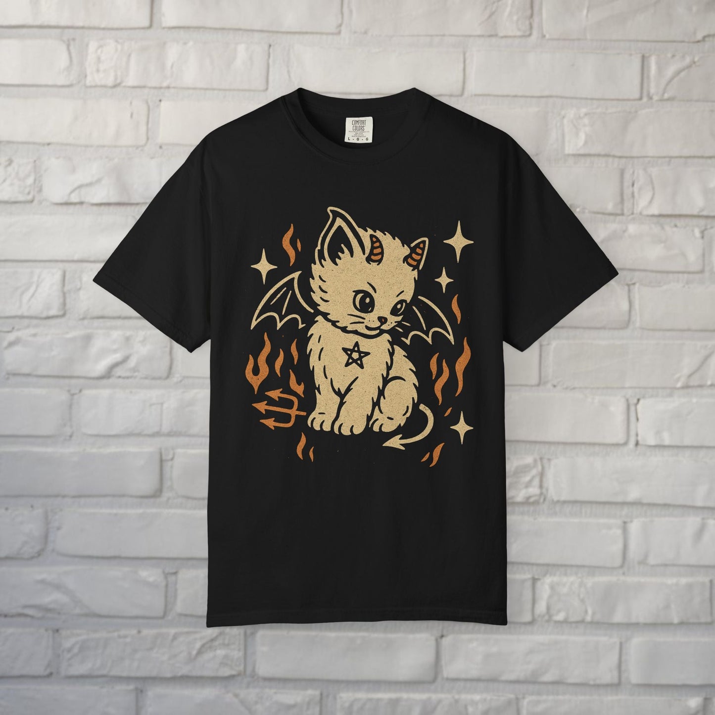 T-Shirt - Occult Cat Shirt | Unisex T-shirt | Cats, Halloween | Goth/Gothic | Pullover Hoodie from Crypto Zoo Tees