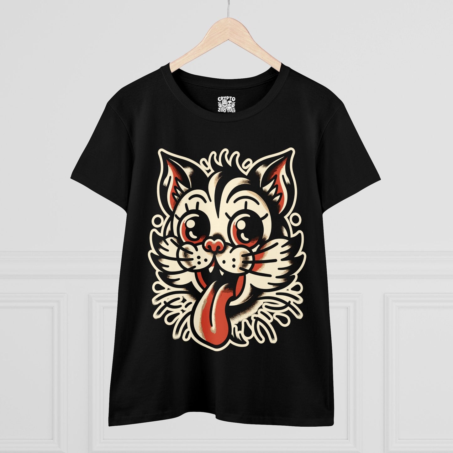 T-Shirt - Old School Cat ladies - swift - of from Crypto Zoo Tees