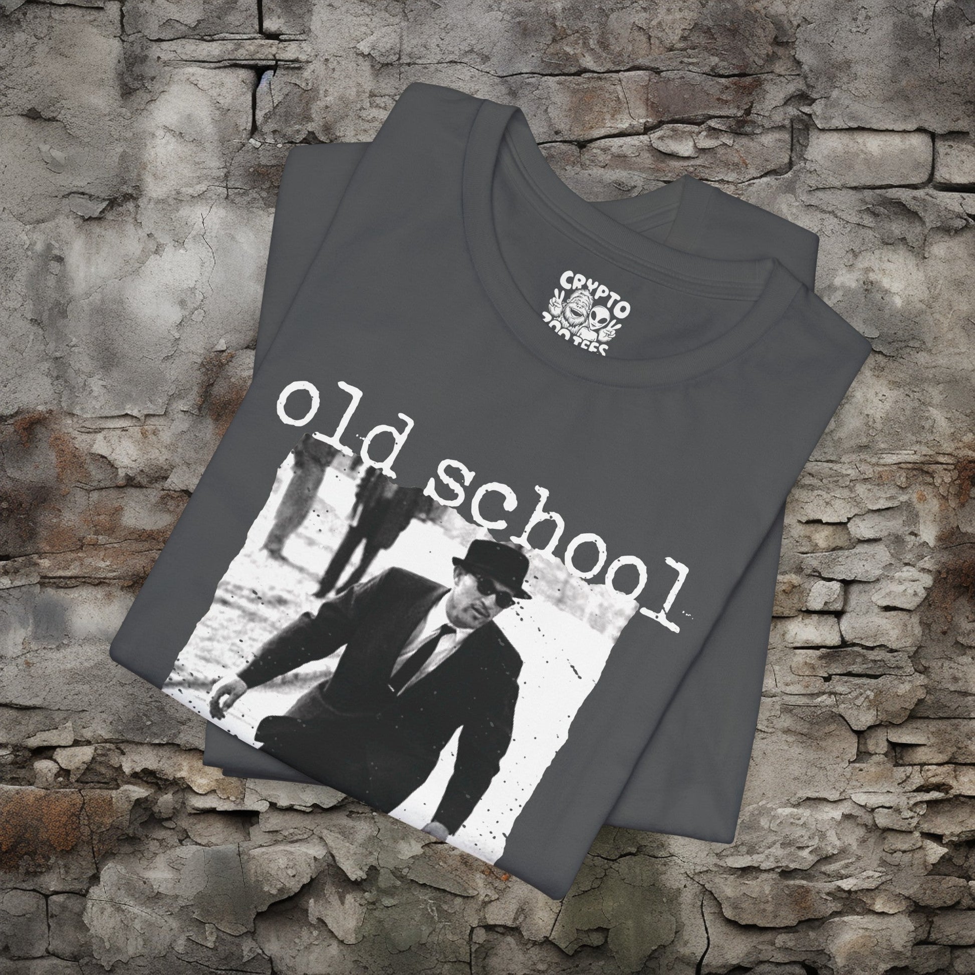 T-Shirt - Old School Skate | Vintage Skateboard | Bella + Canvas Unisex T-shirt from Crypto Zoo Tees