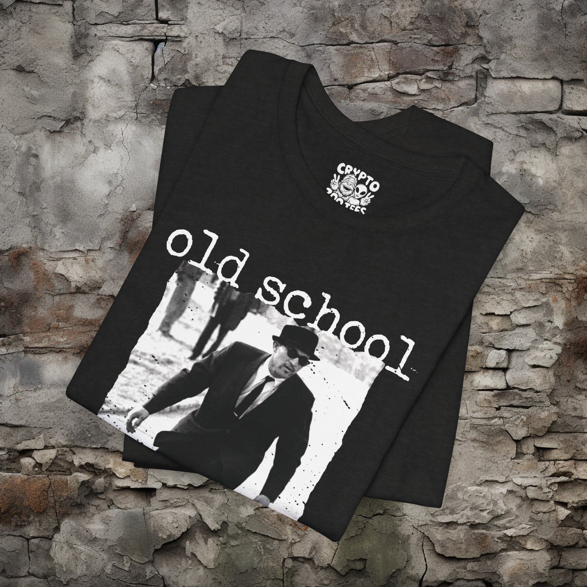 T-Shirt - Old School Skate | Vintage Skateboard | Bella + Canvas Unisex T-shirt from Crypto Zoo Tees