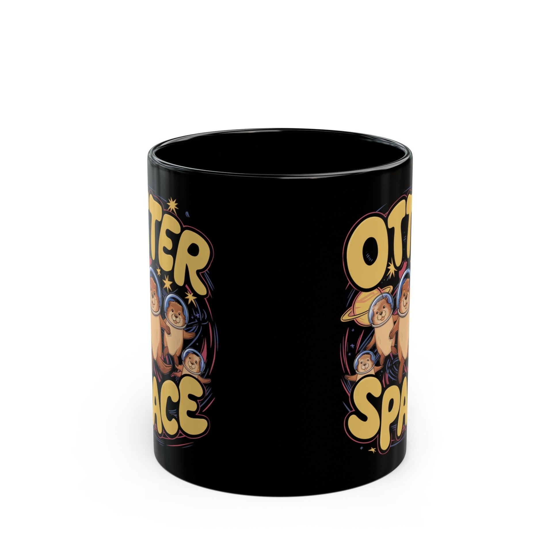 Mug - Otter Space Cute Funny Astronaut Otter | 11oz Coffee Mug | Cup from Crypto Zoo Tees