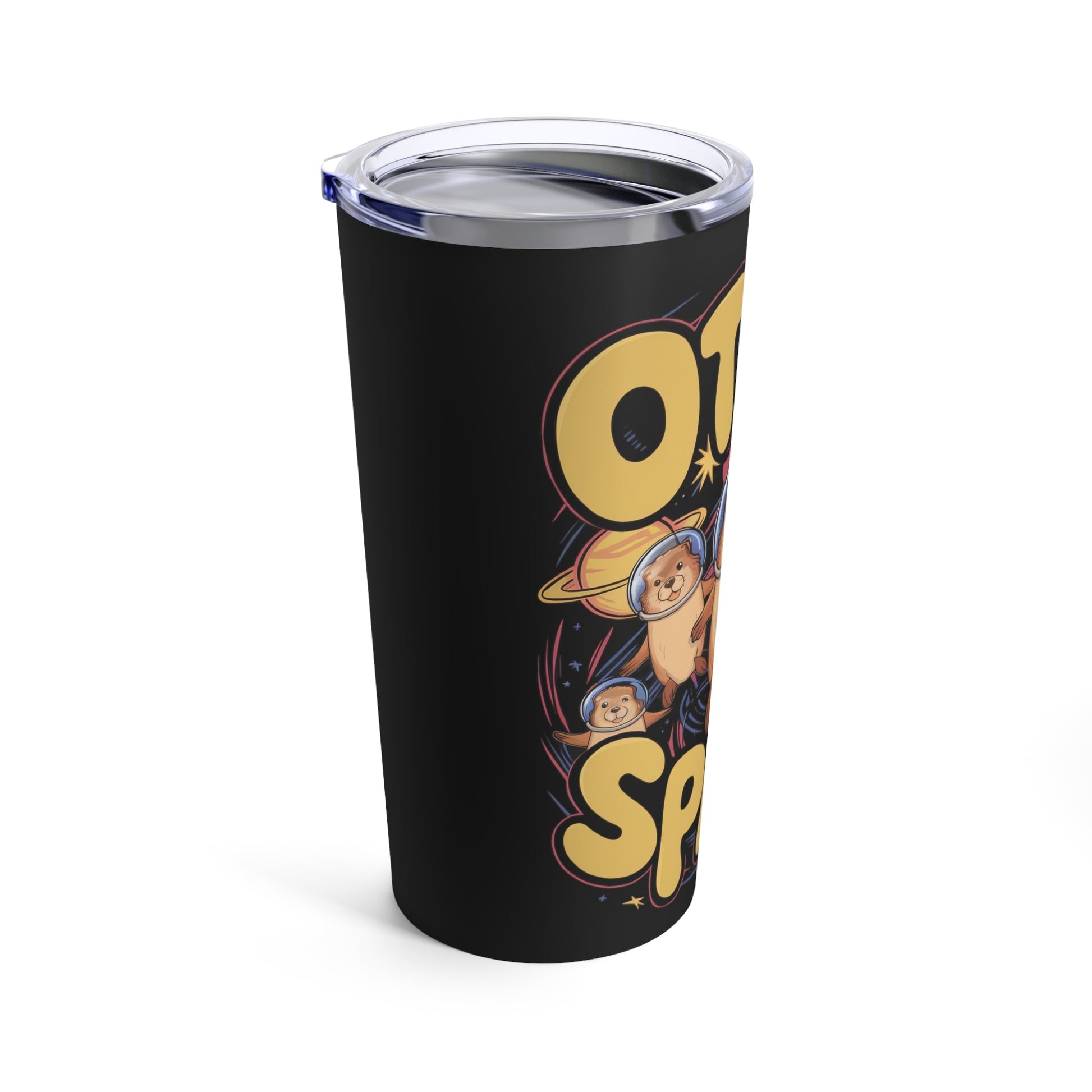 Mug - Otter Space Cute Funny Astronaut Otter | 20oz Tumbler | Double Insulated Cup from Crypto Zoo Tees