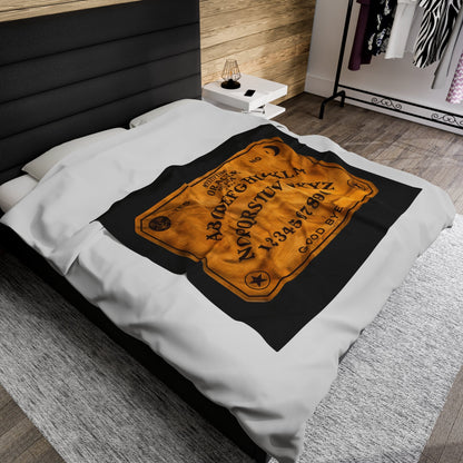 All Over Prints - OUIJA Board | Cozy Velvet Blanket | 2 Different Sizes from Crypto Zoo Tees