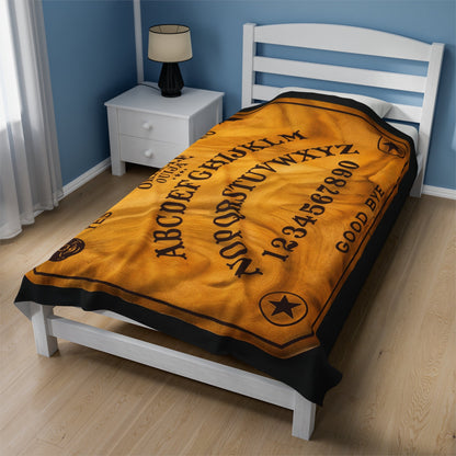 All Over Prints - OUIJA Board | Cozy Velvet Blanket | 2 Different Sizes from Crypto Zoo Tees