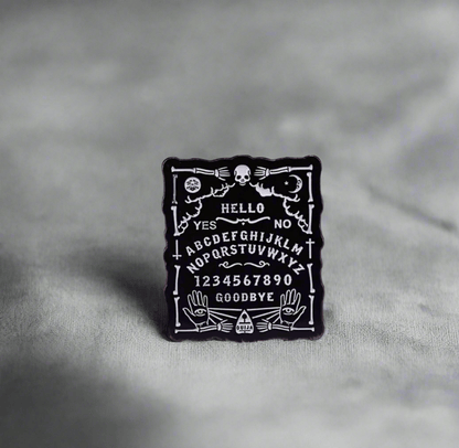  - Ouija Board Pinback Button | Pinback Button | Ghosts & Paranormal, Funny | Goth, Retro & Vintage from Crypto Zoo Tees