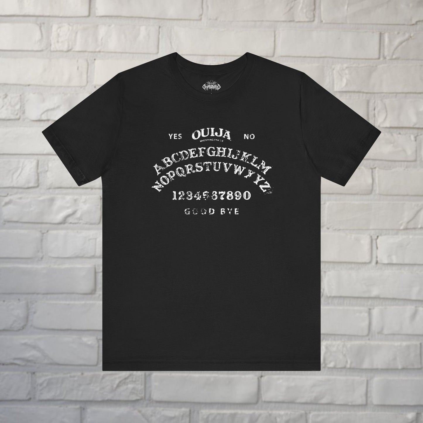 T-Shirt - Ouija Board Shirt: Soft - Cotton T-shirt - Goth Occult Paranormal Tee from Crypto Zoo Tees