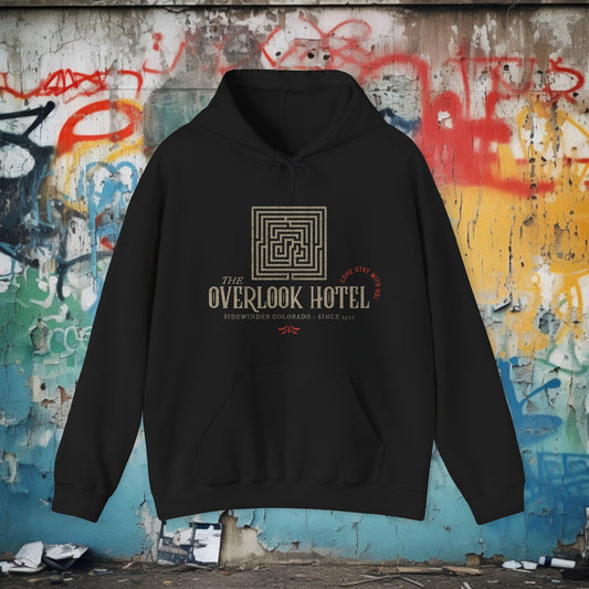 Hoodie - Overlook Hotel | Shining Movie | Hoodie | Hooded Sweatshirt from Crypto Zoo Tees