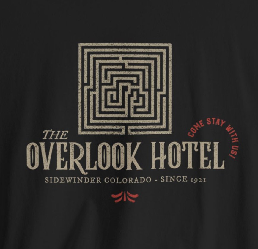 T - Shirt - Overlook Hotel - Stephen King Shining | Horror Fiction | Bella + Canvas Unisex T - shirt from Crypto Zoo Tees