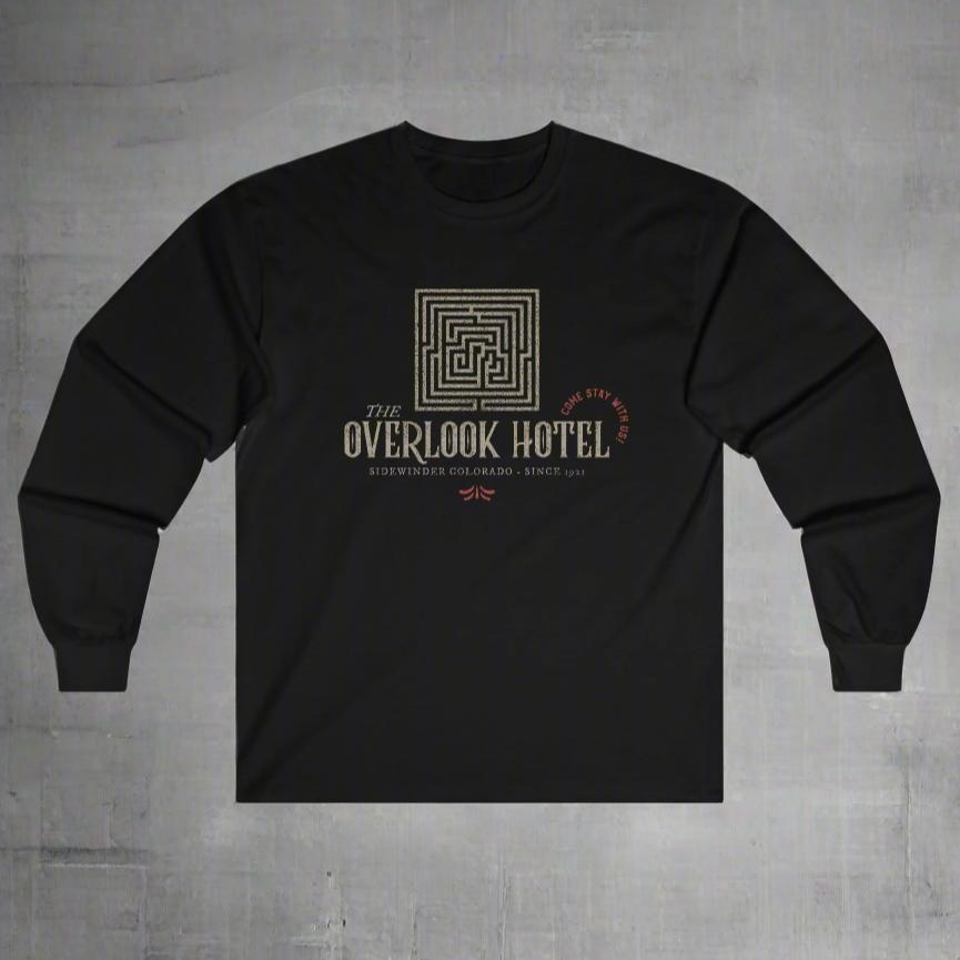 Long - sleeve - Overlook Hotel - Stephen King Shining | Long Sleeve T - shirt from Crypto Zoo Tees