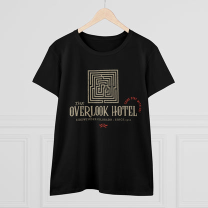 T - Shirt - Overlook Hotel - Stephen King Shining | Women's T - Shirt | Cotton Tee from Crypto Zoo Tees