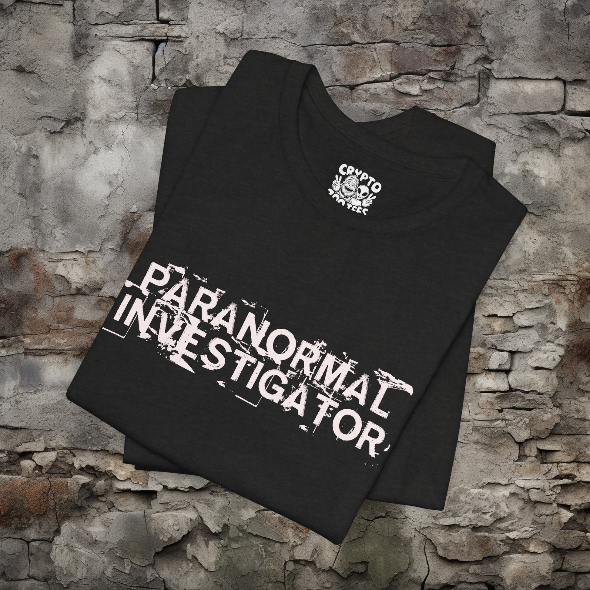 T-Shirt - Paranormal Investigator Tee | Bella + Canvas Unisex T-shirt from Crypto Zoo Tees