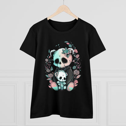 T-Shirt - Pastel Goth Teddy Bears | Women's T-Shirt | Cotton Ladies Tee from Crypto Zoo Tees