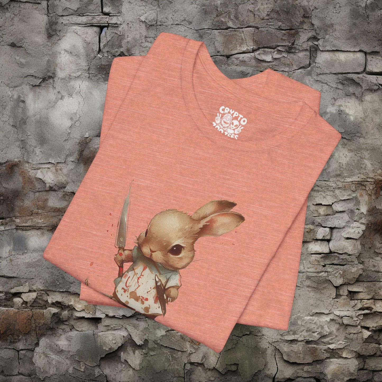 T-Shirt - Pastel Killer Devil Bunny | Bella + Canvas Unisex T-shirt | Variety of Colors Available! from Crypto Zoo Tees