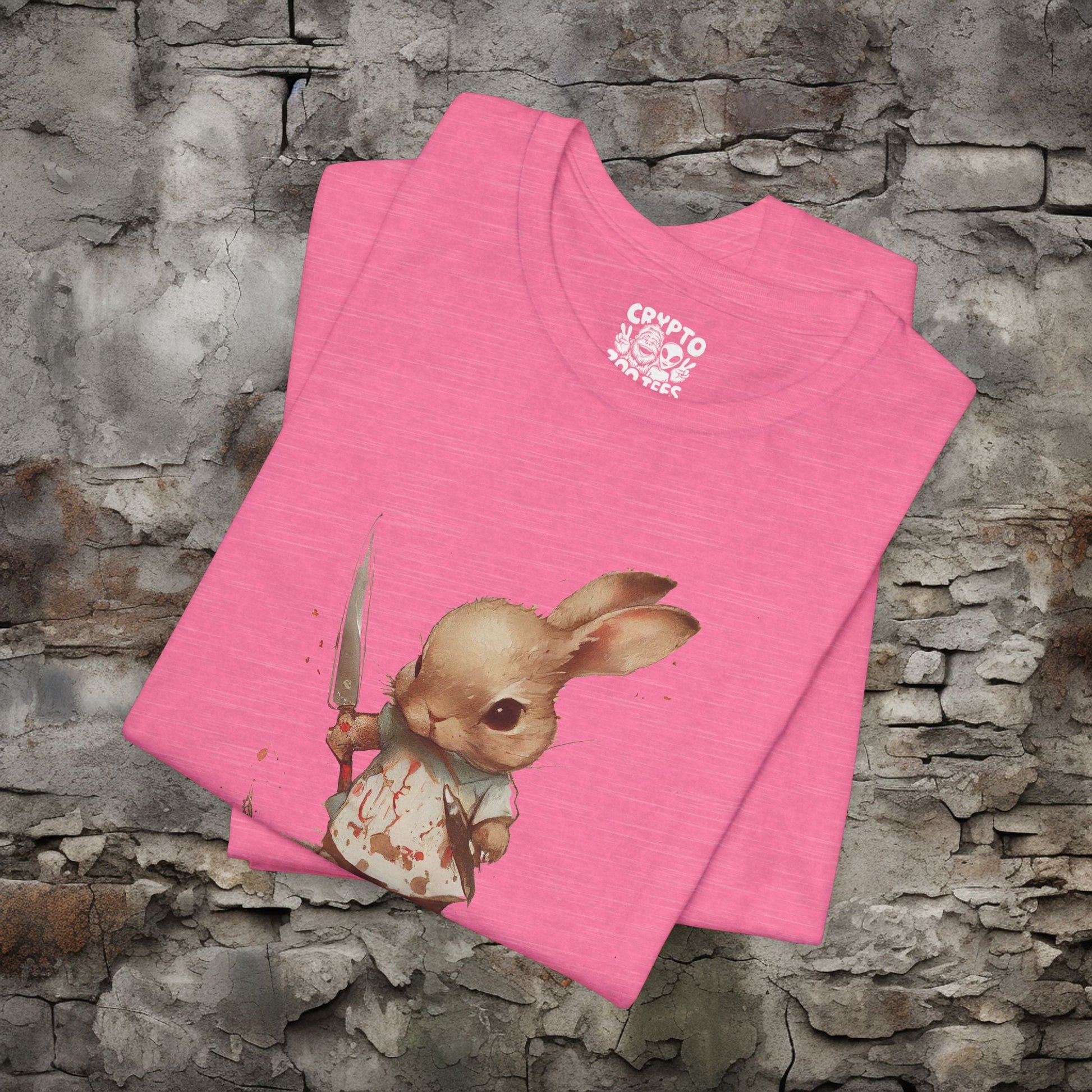 T-Shirt - Pastel Killer Devil Bunny | Bella + Canvas Unisex T-shirt | Variety of Colors Available! from Crypto Zoo Tees